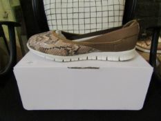 Ladies Shoes, Size Uk 5, Snake, Unworn & Boxed. See Image.