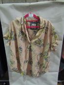Jacks Girlfriend New York Ladies Blouse Floral Pink, Size: M - Good Condition.