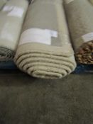 Tuscany D040 Rug Boston Wool Border Natural Runner 66X300cm RRP 69