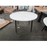 Dusk Lila Marble Effect Dining Table - White 4-6 seater RRP 349About the Product(s) Lila Marble