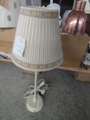 Quirky Tape Measure Shade Table Lamp. Size: H35cm - Shade Size: H15.2 x D19cm - RRP ?85.00 - New. (