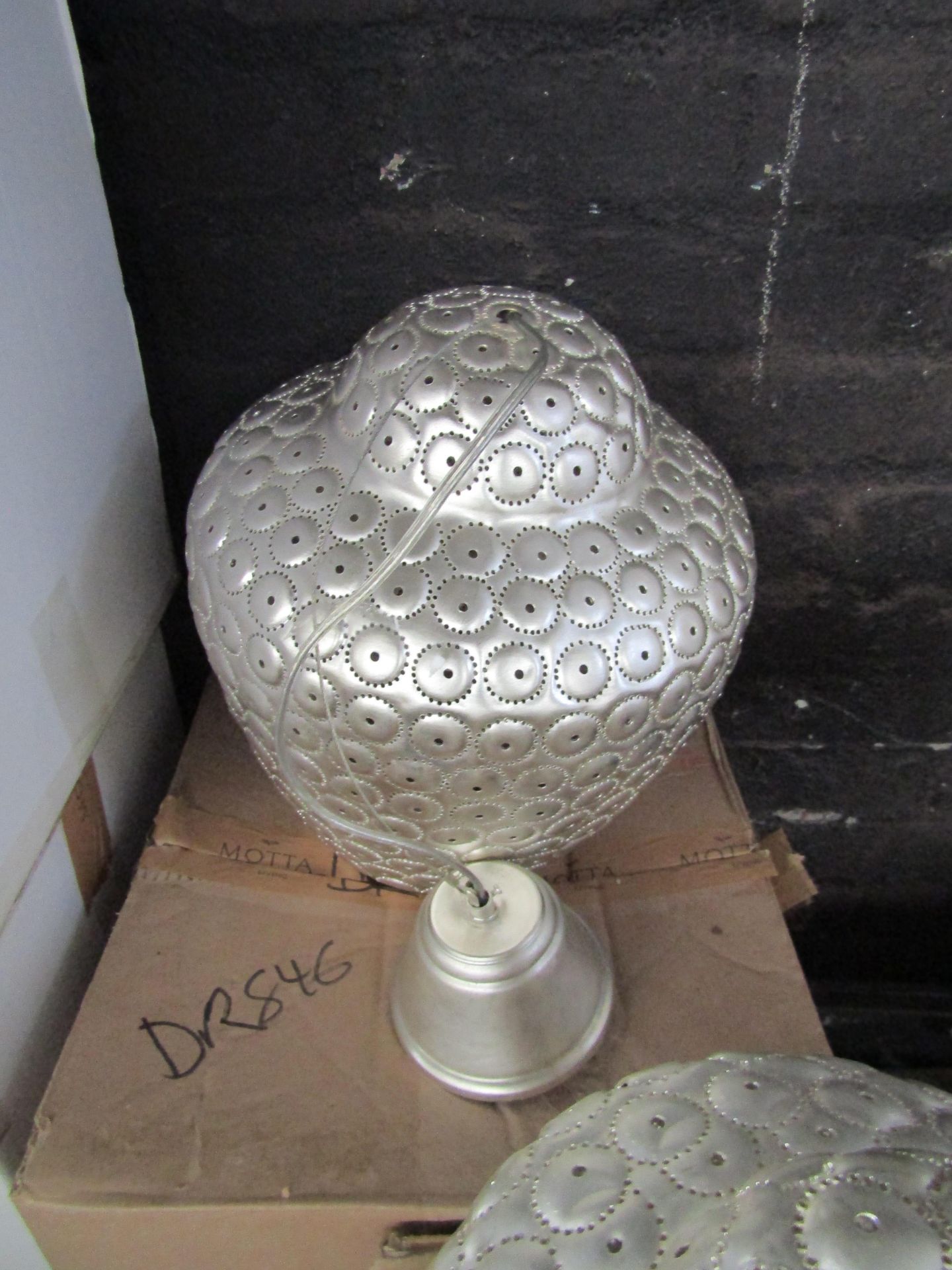 Filigree Moroccan Design Buddah Pendant Light Medium. Size: D27 x H52cm - RRP ?265.00 - New & Boxed.