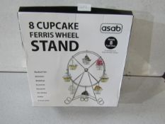 Asab - 8-Cupcake Ferris Wheel Stand - Unchecked & Boxed.
