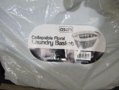2x Asab - Collapsible Laundry Baskets - Good Condition.