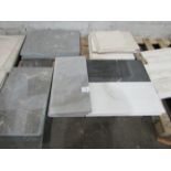 Small pallet of mixed stone and marble