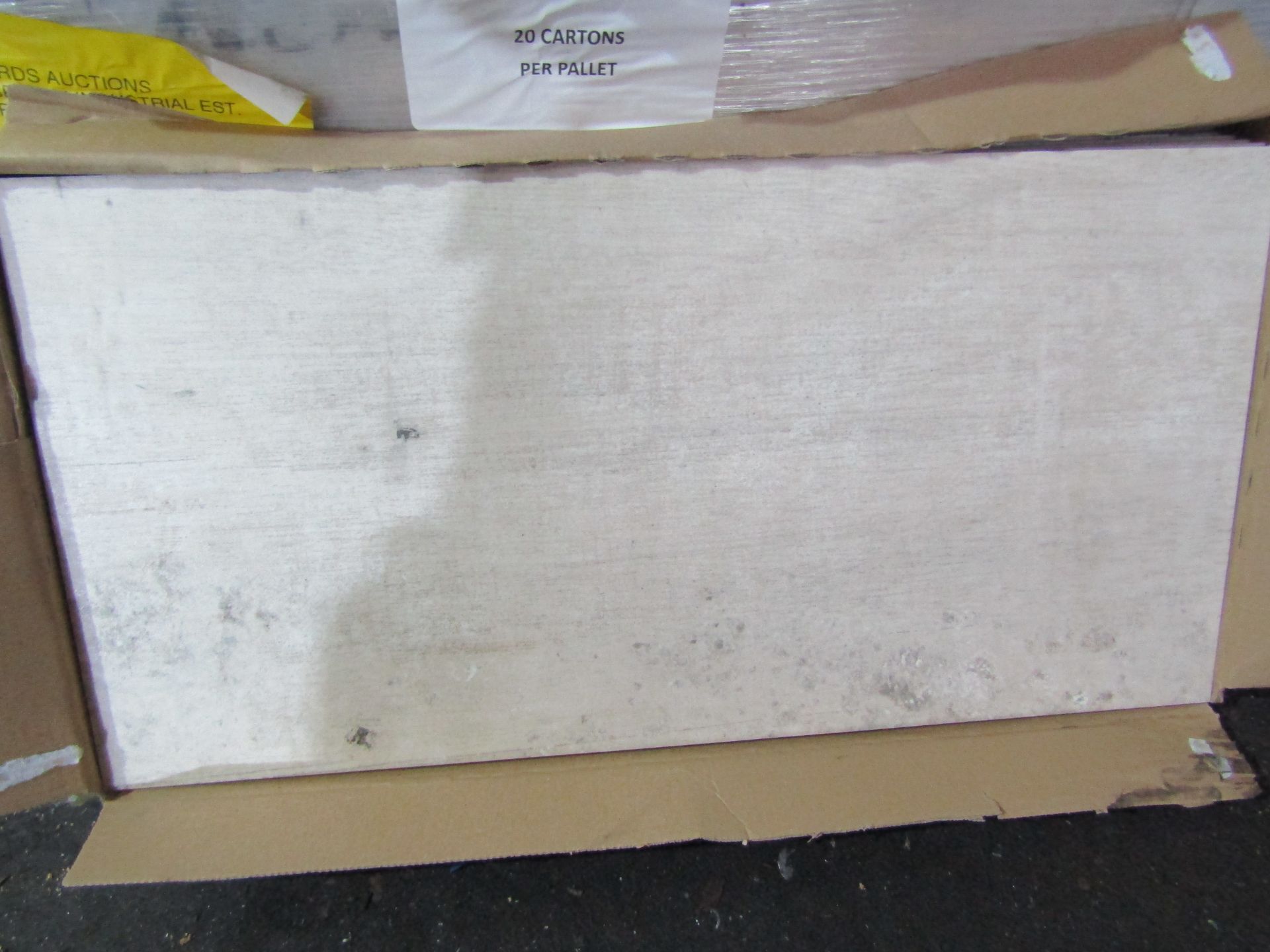 1X Pallet Containing 20x Packs of 5 Wickes 600x300mm Cabin Tawny Beige Floor and Wall Tiles - - Image 2 of 3