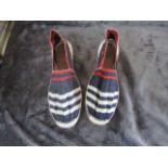 2x TheStripeCompany - Slip-On Espadrilles Shoes - See Image For Design - Size 42 - New.