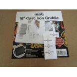 Asab - 16" Cast Iron Griddle Plate - Boxed.