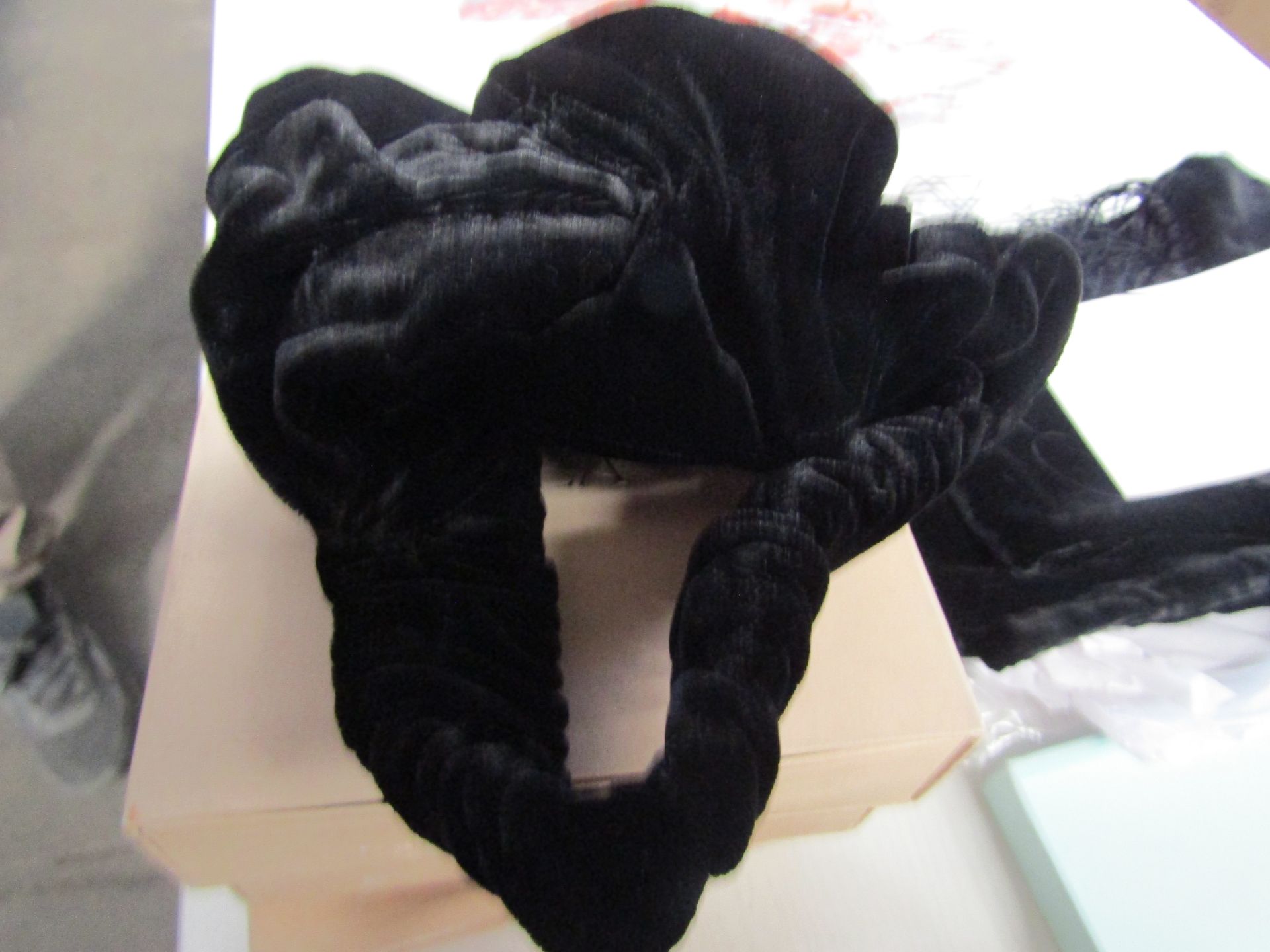 Of The Bea Headband Beatrice Jenkins Black Velvet RRP 75