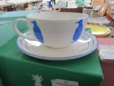 Alice Peto Cup & Saucer Set Penguin Lapis Lazuli RRP 30