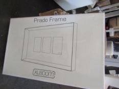 Xl Designs Square Triple Photograph Frame 18X18cm White RRP 73