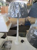 Denium Table Lamp Medium. Size: H31cm - Shade Size: H14 x D25cm - RRP £70.00 - New. (DR833)
