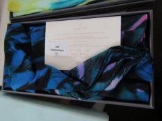 Of The Bea Silk Scarf Beatrice Jenkins Blue Pheasant RRP 145