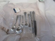 Carrs Silver English Reed & Ribbon Stainless Steel Cutlery Set 7 Piece RRP 99