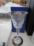 Saint-Louis Crystal Water Goblet No.1 Stella Decor Platine RRP 441