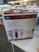 HQ - 3-Tier Steamer Set - Boxed.