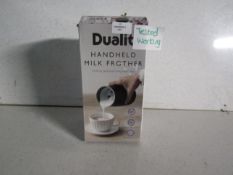 Lakeland Dualit Handheld Milk Frother black RRP 70About the Product(s)Whip up, whisk up and wow