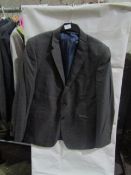 M&S Mens Grey Tailored Fit Performance Suit Jacket, Size: Chest 44" Long - Good Condition.