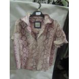 Jacks Girlfriend New York Ladies Blouse Pink, Size: XL - Good Condition.