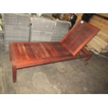 Pacific Kwila By Suncoast Sitra Indonisian Solid Teak Urban Sun Lounger New & Boxed However Box