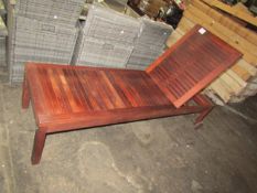 Pacific Kwila By Suncoast Sitra Indonisian Solid Teak Urban Sun Lounger New & Boxed However Box