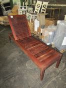 Pacific Kwila By Suncoast Sitra Indonisian Solid Teak Urban Sun Lounger New & Boxed However Box