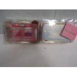 2x TheColourWorkshop - Sweetheart 14-Piece Beauty Set With Clutch Bag - New & Packaged.