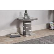 Rimini Lamp Table in Grey RRP 450 About the Product(s) Rimini Grey Table LampCreate a stylish