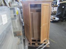 Oak Furnitureland Canterbury Natural Solid Oak Double Wardrobe RRP 699.99 About the Product(s) Our