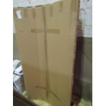 Chrome Curved Shower Screen 800x1400mm - Boxed.
