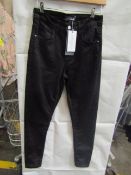 4x Sosandar Regular Leg Perfect Skinny Jeans, 12 Black, New & Packaged.