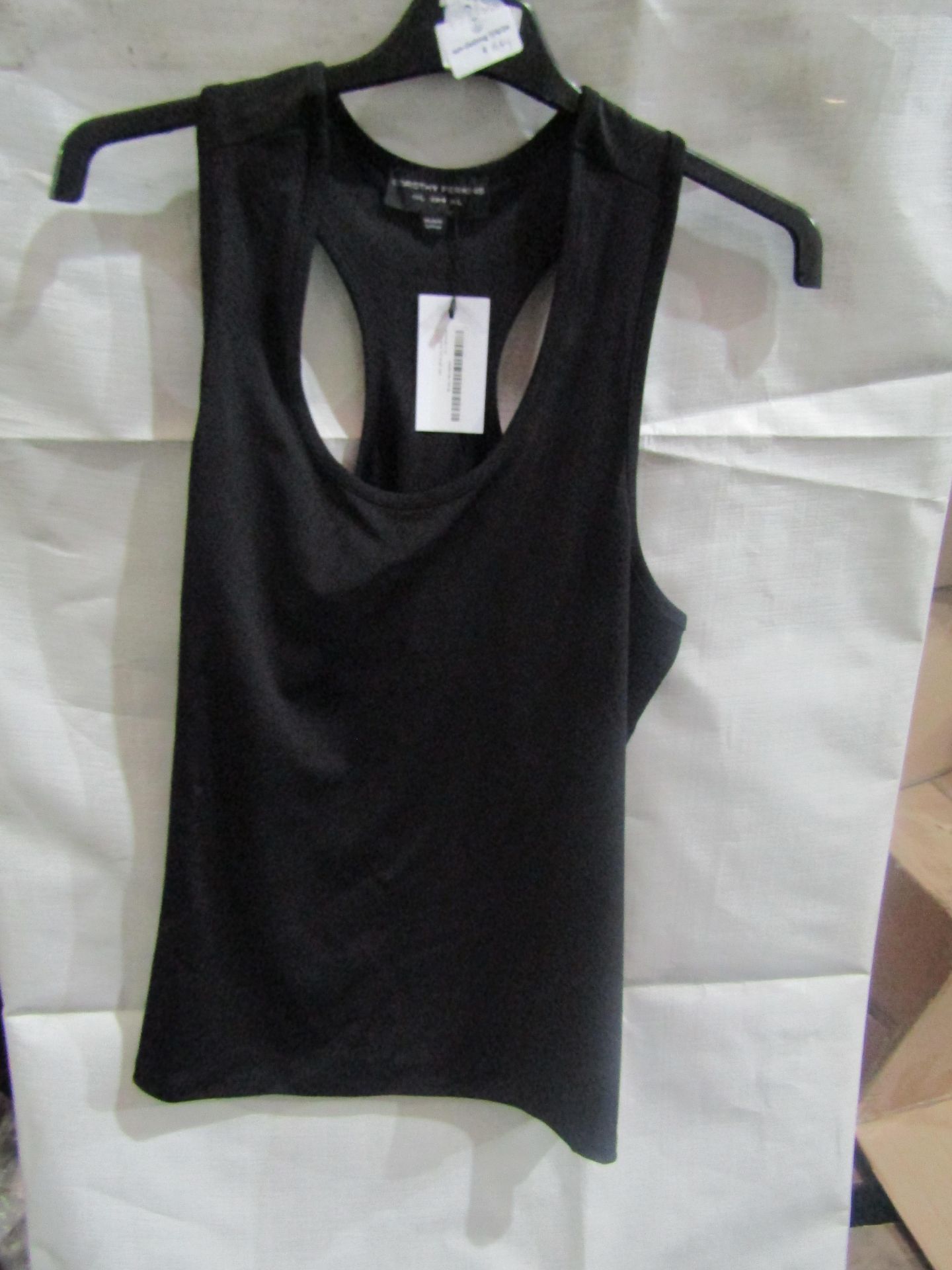 Dorothy Perkins Curve Active Full Length Vest Black, Size: L - Good Condition.