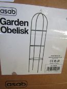 Asab Garden Obelisk, Green - Unchecked & Boxed.