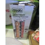 Asab 24 Capacity Coffee Capsule Rotating Dispenser - Unchecked & Boxed.