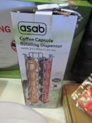 Asab 24 Capacity Coffee Capsule Rotating Dispenser - Unchecked & Boxed.