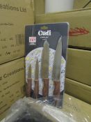 Cudi 4 Pack Knife Set - New & Packaged.