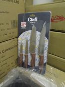 Cudi 4 Pack Knife Set - New & Packaged.