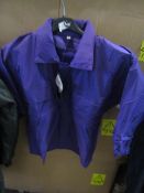 Teflon Fabric Protector Rain Coat With Inner Fleece, Size 10, Purple, Unworn & Packaged.