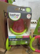 3x Brother Max 170ml Trainer Cup With 4 Ways To Use, Pink - New & Packaged.