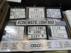 Asab #Cinematic Lightbox - Unchecked & Boxed.