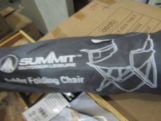 Summit Outdoor Leisure Ashby Folding Chair - Unchecked & Packaged.