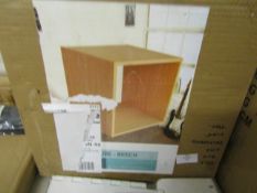 Asab Beech Cube, Unchecked & Boxed.