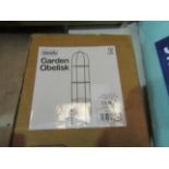 Asab Garden Obelisk, Green - Unchecked & Boxed.