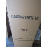 2x Large Floating Wall Shelf, Size: 90cm - Unchecked & Boxed.