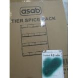 4x Asab 4 Tier Spice Rack Unchecked & Box
