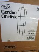 Asab Garden Obelisk, Green - Unchecked & Boxed.