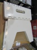 Small White Folding Stool - Good Condition & Boxed.