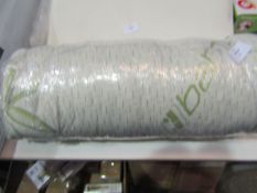 Asab Memory Foam Bamboo Pillow, Size: 50 x 70cm - Good Condition & Packaged Slightly Damaged.