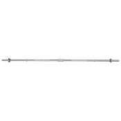 Sweatband Viavito 5ft Standard Chrome Barbell Bar with Spinlocks RRP 37.99