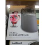 Lakeland Digital Ice Cream Maker 1.8L RRP 50We all love ice cream, that's a given. But when it's